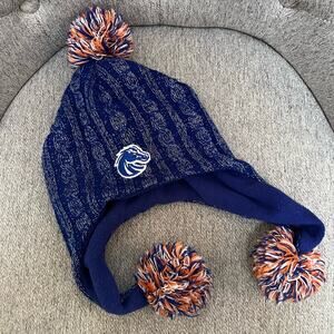 Boise State Broncos Pom Pom Beanie Hat Adult OS